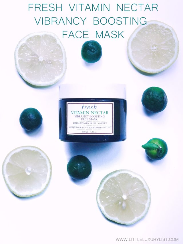Fresh Vitamin Nectar vibrancy boosting face mask with lemons and limes-001