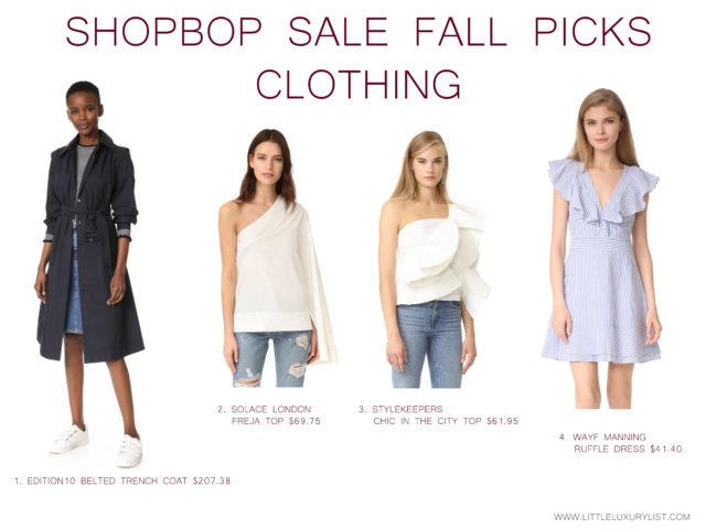 Getting ready for fall with the Shopbop sale clothing picks