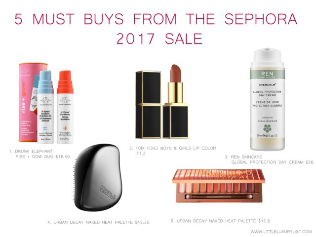 5 Must Buys from the Sephora 2017 sale