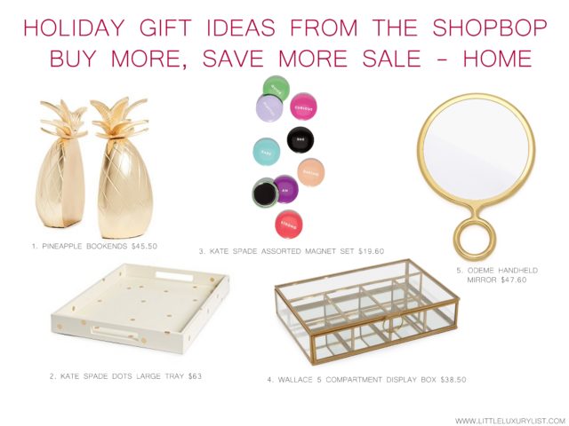 Holiday gift ideas from the Shopbop buy more, save more sale - home