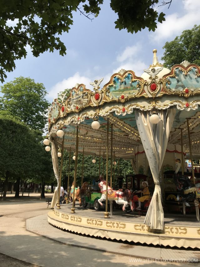 A few favorite spots in Paris during spring - tuileries carousel