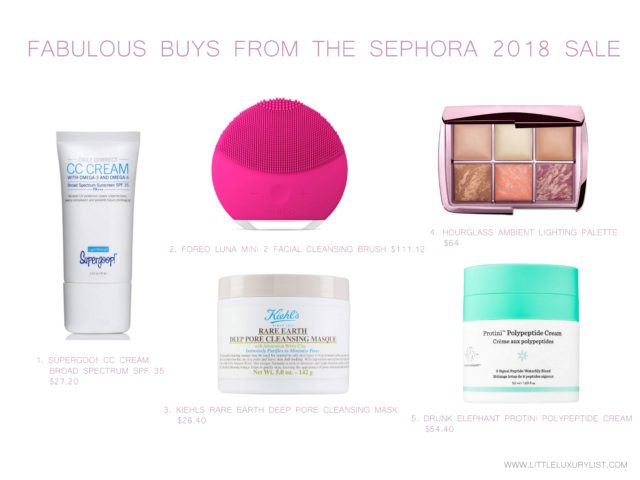 10 Fabulous buys from the Sephora 2018 sale - skincare and beauty